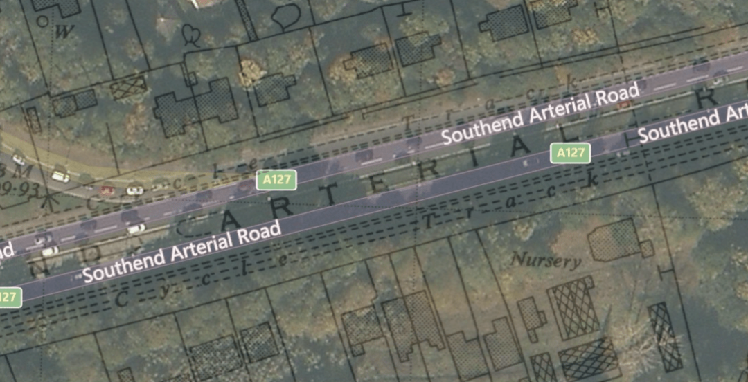 Southend Arterial Road, 20+ Miles Romford to Southend British Cycle
